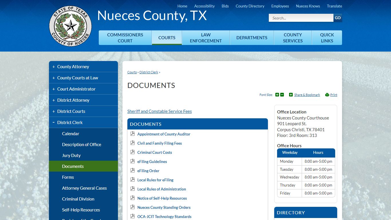 Documents | Nueces County, TX